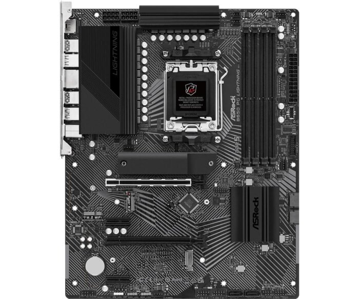 Дънна платка ASROCK B650 PG Lightning, Socket AM5, ATX - Image 1