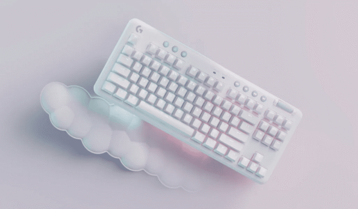 Безжична геймърска механична клавиатура Logitech G G715, TKL, Tactile, RGB LED, US Layout, бяла - Image 4
