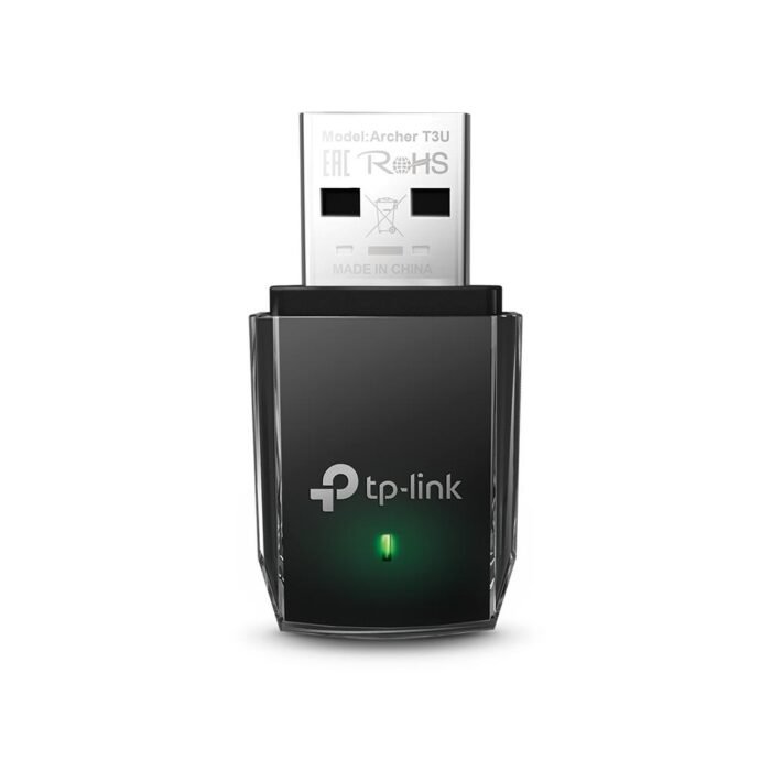 Безжичен адаптер TP-LINK Archer T3U, AC 1300 MU-MIMO, Dual band, USB 3.0, вградена антена - Image 1