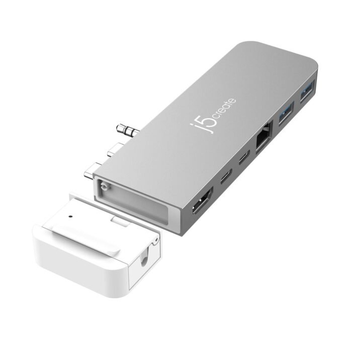 Докинг станция j5create JCD395, USB4 Hub, MagSafe Kit, За MacBook Pro 2021/2022 - Image 2