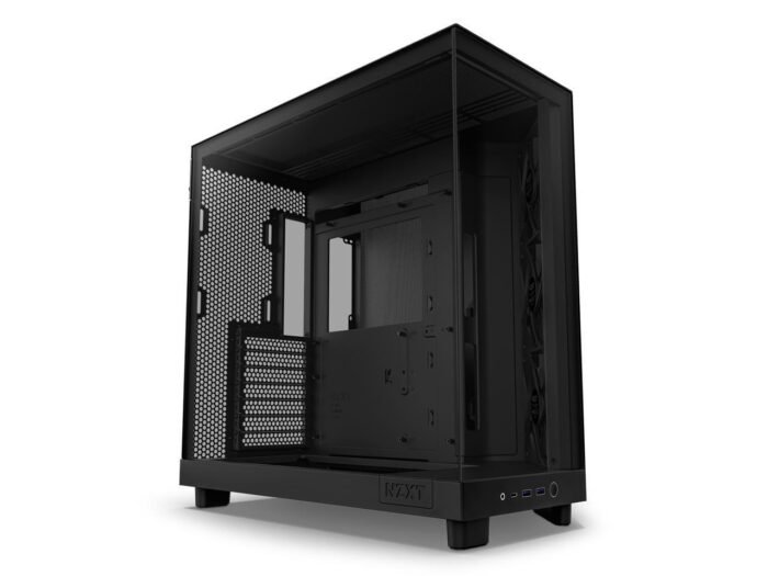 Кутия NZXT H6 Flow Matte Black - Middle Tower - Image 1