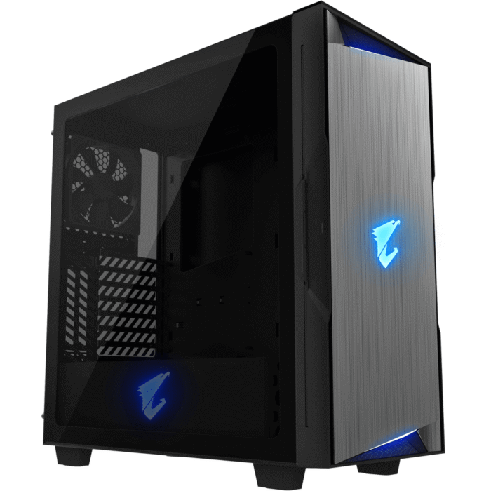 Кутия Gigabyte Aorus AC300G RGB Fusion 2.0, Mid Tower, Черна - Image 1