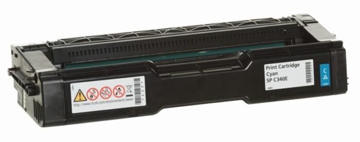 Тонер касета Ricoh SPC340E, 5000 копия, C340DN Cyan - Image 1