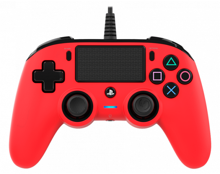 Жичен геймпад Nacon Wired Compact Controller, Червен - Image 1