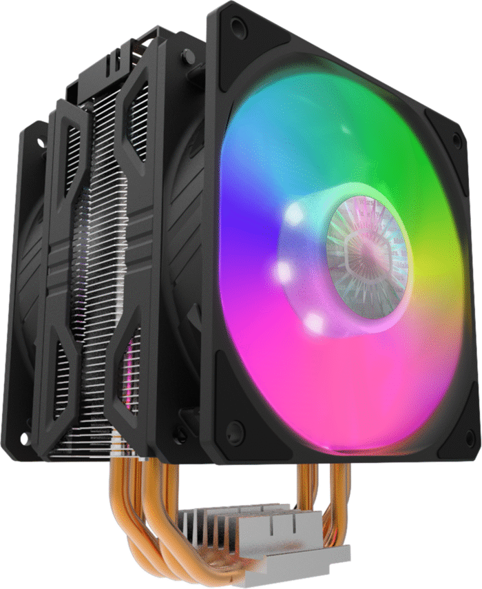 Охладител за процесор Cooler Master Hyper 212 LED Turbo ARGB, AMD/INTEL - Image 1