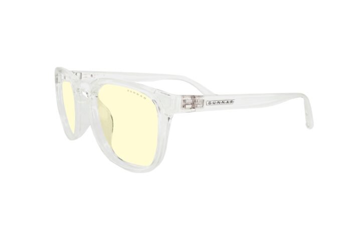 Компютърни очила GUNNAR Oakland Crystal, Amber, Бял - Image 1