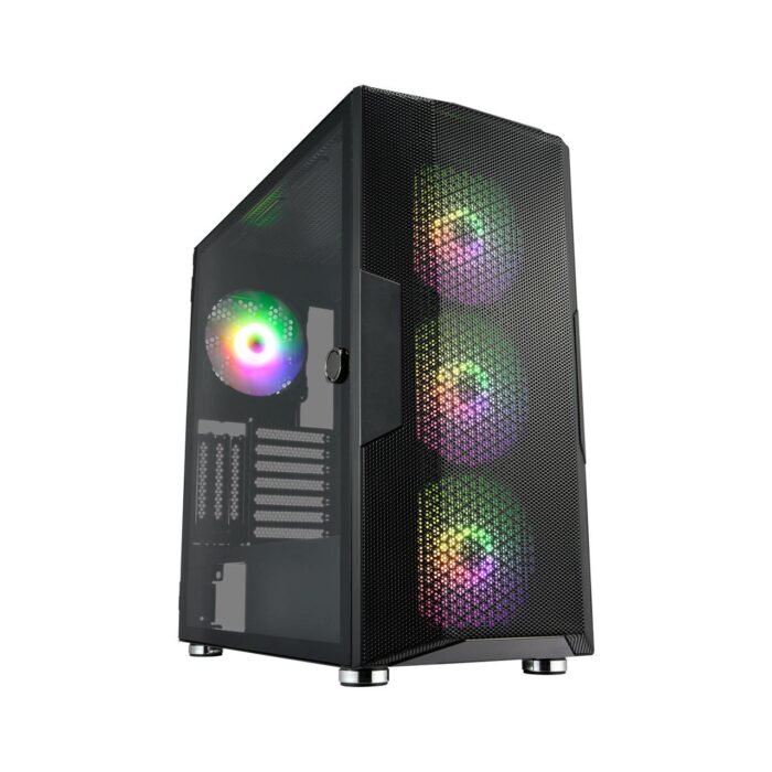 Кутия FSP CUT592 Black ARGB TG, E-ATX Full - Tower - Image 1