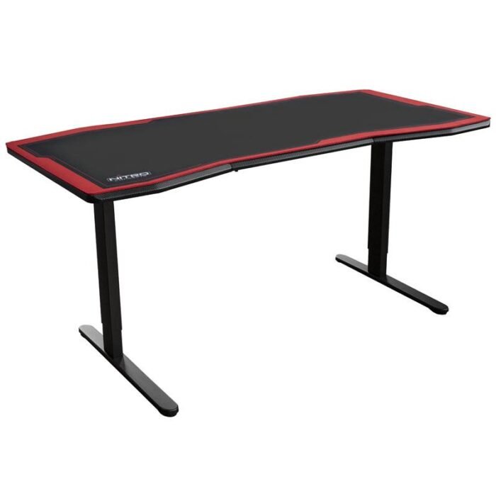 Геймърско бюро Nitro Concepts D16M, Carbon Red - Image 2