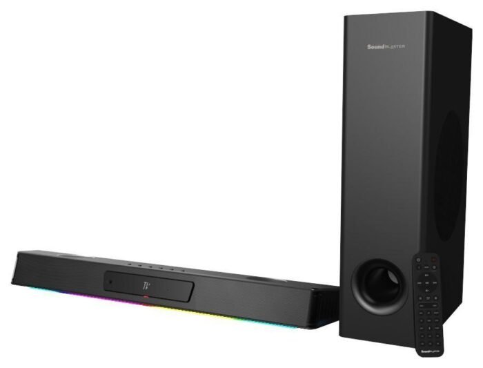 Звукова система Creative Katana V2X, 2.1,Super X-Fi, HDMI, USB-C,TOSLINK, 90W - Image 3