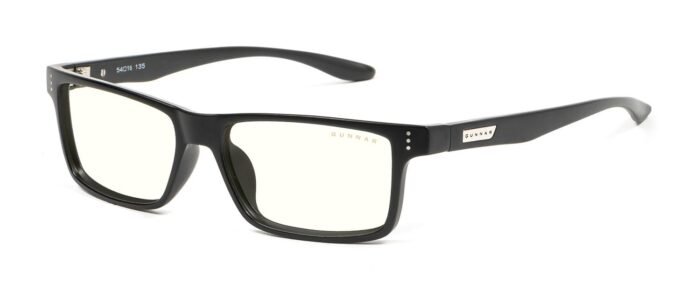 Компютърни очила GUNNAR Vertex Onyx, Clear Natural, Черен - Image 1