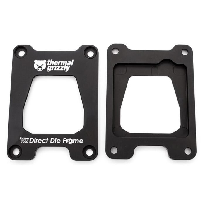 Монтажна рамка Thermal Grizzly Ryzen 7000 Direct Die Frame, Алуминий, Черен - Image 2