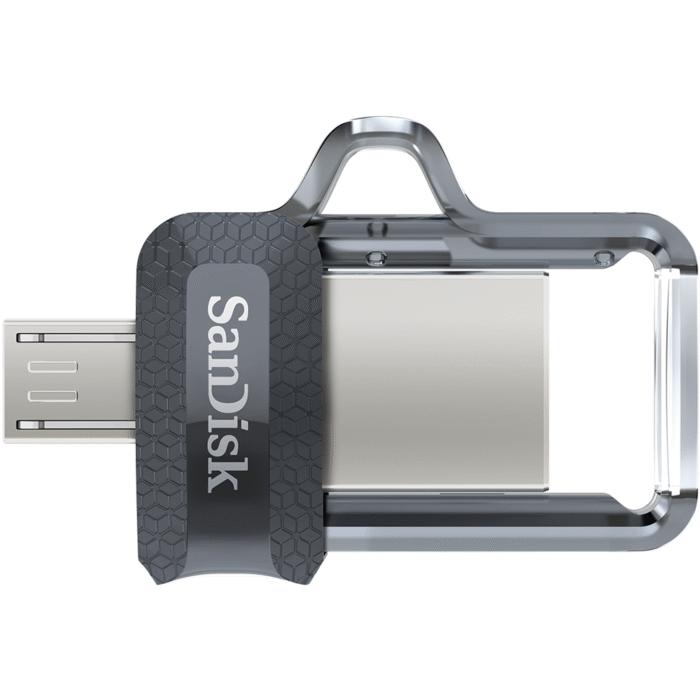 USB памет SanDisk Ultra Dual Drive m3.0, 128GB, OTG, Черен - Image 2