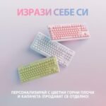 Безжична геймърска механична клавиатура Logitech G G715, TKL, Tactile, RGB LED, US Layout, бяла - Image 11
