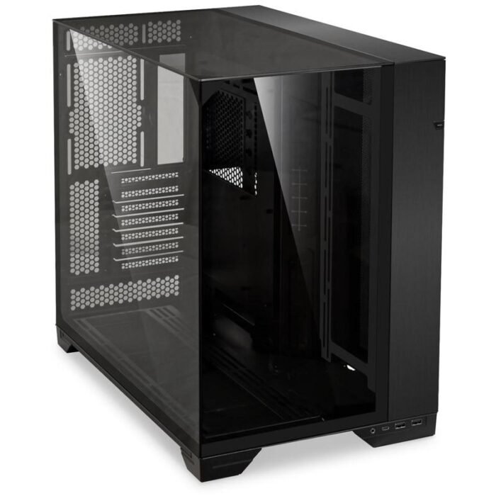 Кутия Lian Li O11 Vision Mid-Tower, Tempered Glass, Черна - Image 2