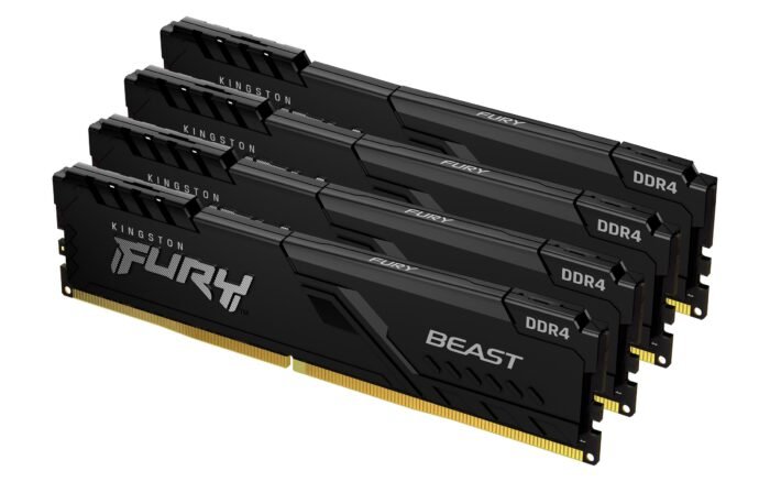 Памет Kingston FURY Beast 128GB(4x32GB) DDR4 3600MHz CL18 - Image 1