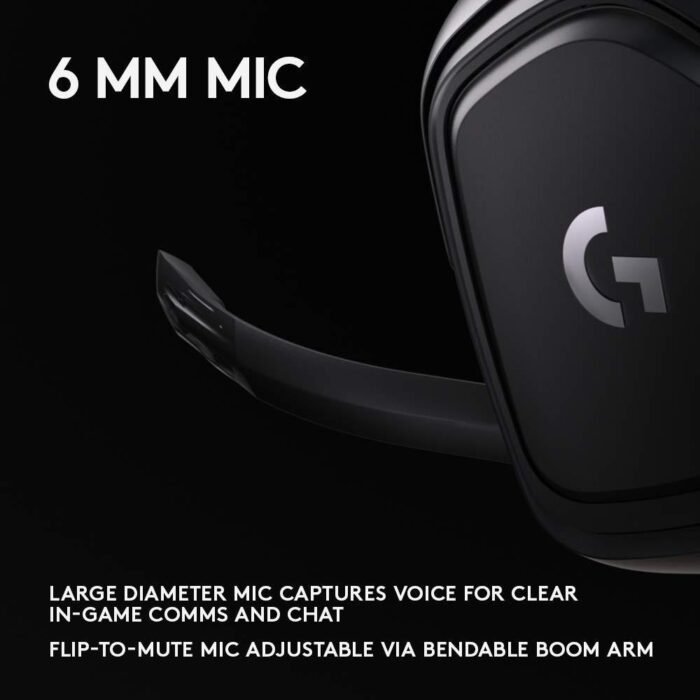 Геймърски слушалки Logitech G432, Микрофон, Черни - Image 6