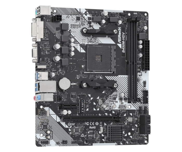 Дънна платка ASROCK B450M-HDV R4.0 - Image 2