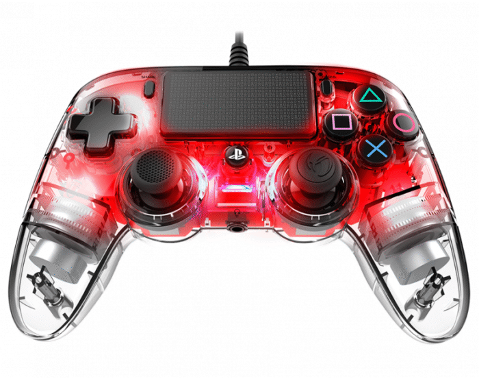Жичен геймпад Nacon Wired Illuminated Compact Controller Red, Червен - Image 2