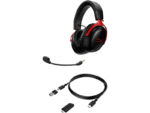 Геймърски слушалки HyperX, Cloud III, Безжични, Микрофон, Черно/Червено - Image 3