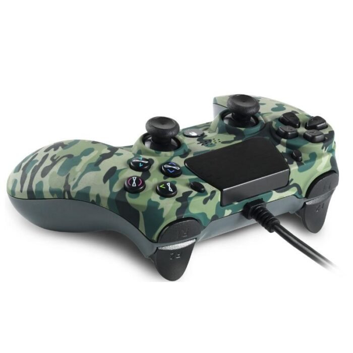 Жичен геймпад Spartan Gear Hoplite за PC и PS4, Green Camo - Image 1