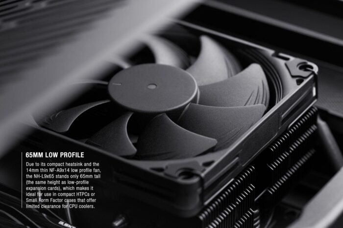 Охладител за процесор Noctua NH-L9x65 chromax.black - LGA1851/1700/1200/AM5 - Image 5