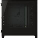 Кутия Corsair iCUE 4000X RGB Mid Tower, Tempered Glass, Черна - Image 3