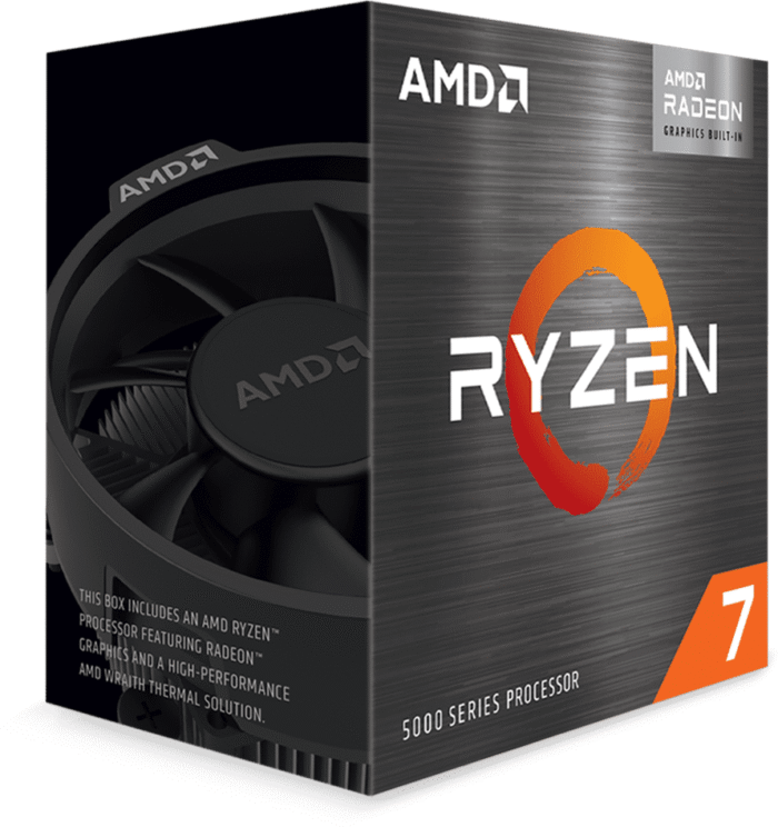 Процесор AMD RYZEN 7 5700G, 3.8GHz (Up to 4.6GHz) 20MB Cache, 65W, AM4, BOX - Image 1
