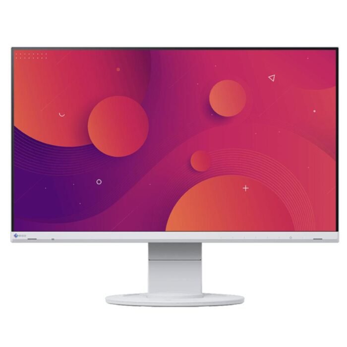Монитор EIZO FlexScan EV2460, IPS, 23.8 inch, Wide, Full HD, D-Sub, DVI-D, HDMI, DisplayPort, Бял - Image 1