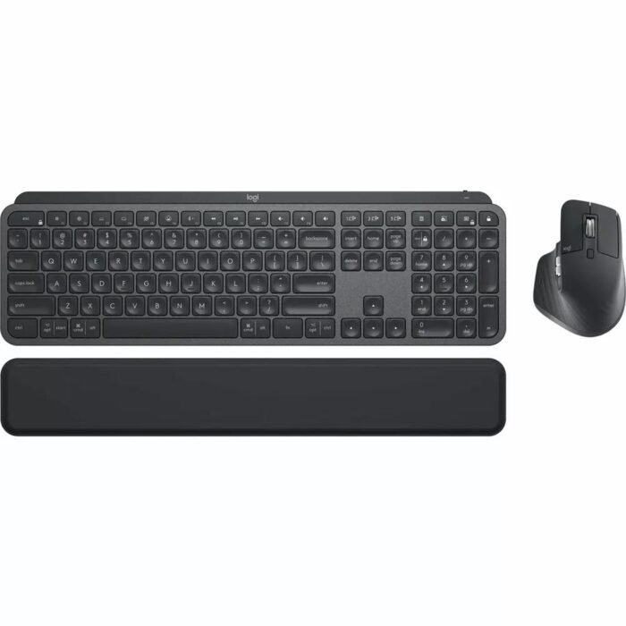 Kомплект клавиатура с мишка Logitech MX Keys S Combo, Подложка за китка, Черен - Image 1