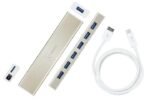 Хъб 7-портов J5 Create USB-C JCH377, USB 3.0, 1:7, Бял - Image 2