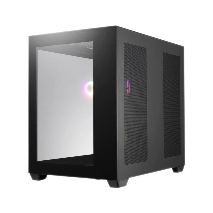 Кутия FSP CMT380 Black ARGB TG, ATX Mid Tower, Черна - Image 2