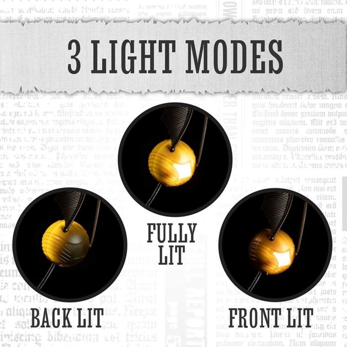 Статуетка Paladone Harry Potter - Golden Snitch Lumi Clip - Image 4