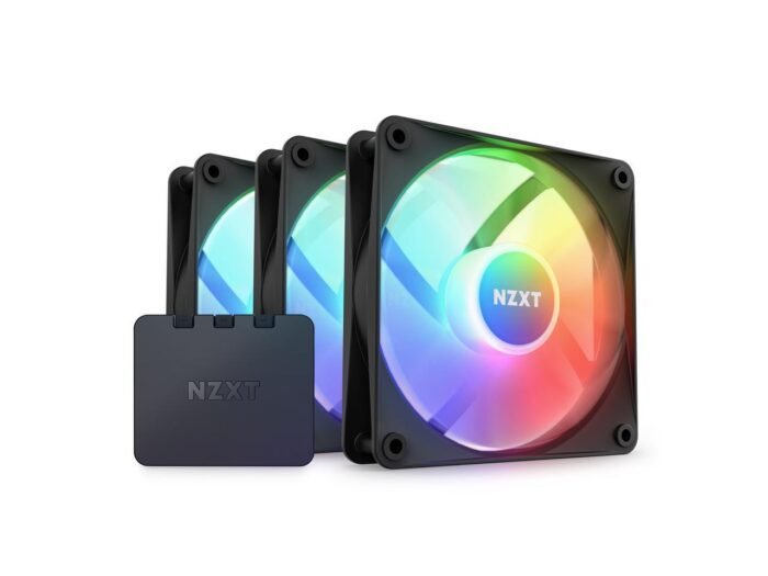 Комплект вентилатори NZXT F120 RGB Core, 3 x 120mm + RGB Контролер - Image 1