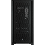 Кутия Corsair 4000D Airflow Mid Tower, Tempered Glass, Черна - Image 2