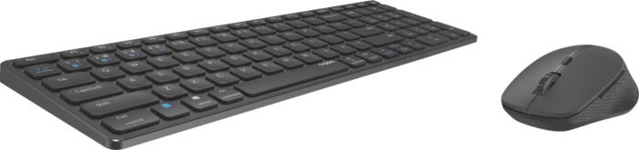 Комплект клавиатура и мишка RAPOO 9700M, Multi mode, Bluetooth, 2.4Ghz, Безжичен, Тъмносив - Image 2