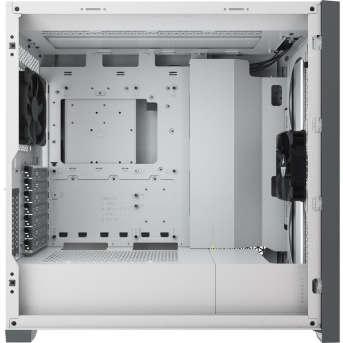 Кутия Corsair 5000D Airflow Mid Tower, Tempered Glass, Бяла - Image 4
