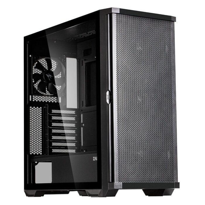 Кутия Zalman Z10 Mesh Mid-Tower, Tempered Glass, Черна - Image 1