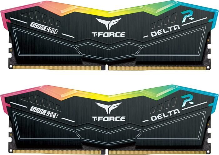 Памет Team Group T-Force Delta RGB DDR5 32GB (2x16GB) 6000MHz CL40 - Image 1