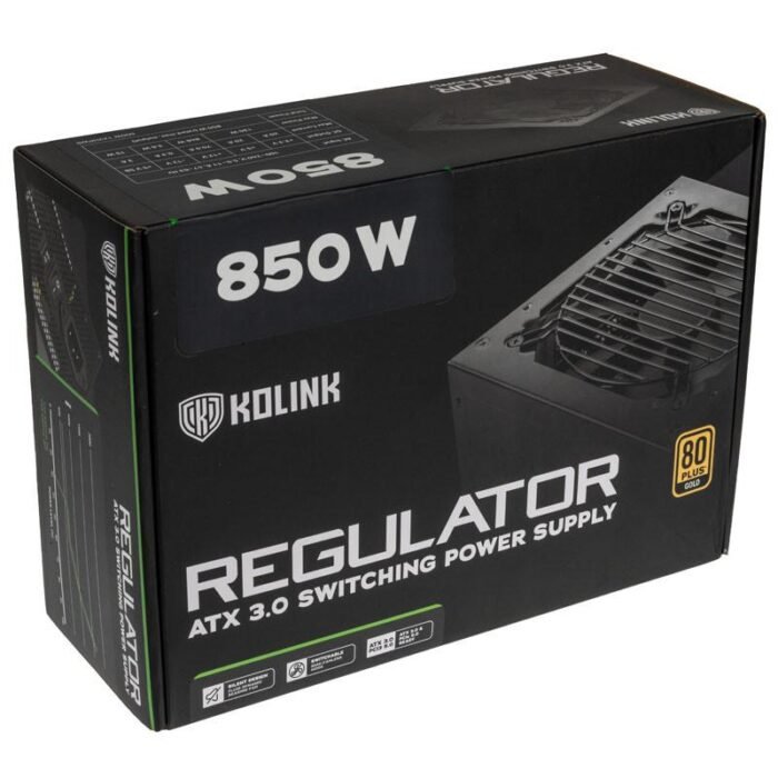 Захранващ блок Kolink Regulator 850W 80+ Gold ATX 3.0 - Image 7