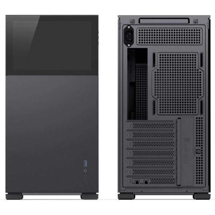 Кутия Jonsbo D41 Screen TG, mATX, Черна - Image 4