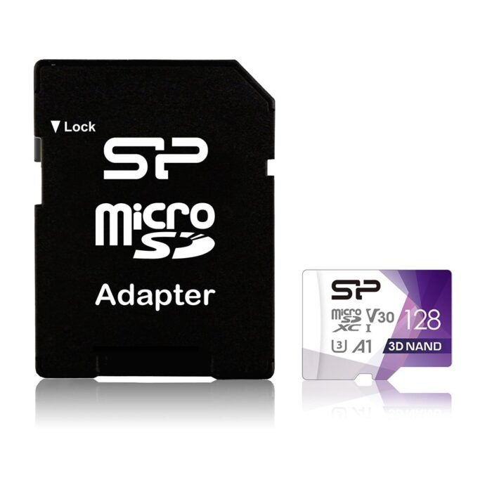 Карта памет Silicon Power Superior Pro, 128GB, microSDXC, Class 10, SD Adapter - Image 2