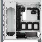 Кутия Corsair iCUE 5000X RGB Mid Tower, Tempered Glass, Бяла - Image 5