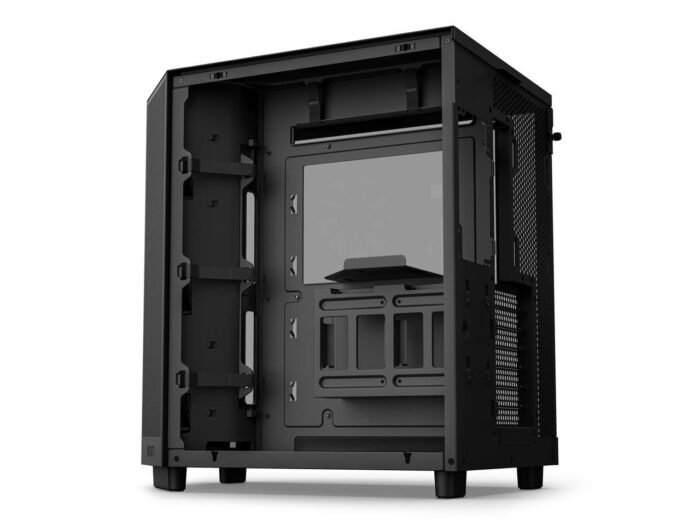 Кутия NZXT H6 Flow Matte Black - Middle Tower - Image 9