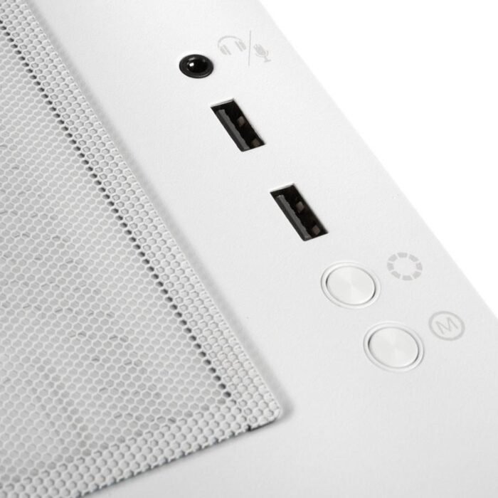 Кутия Kolink Unity Solar ARGB Mesh Mid-Tower, White - Image 3