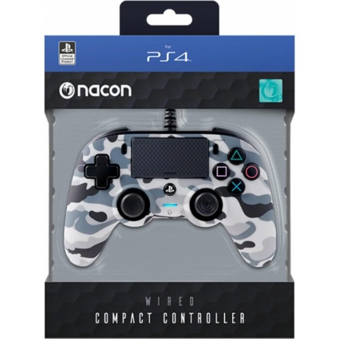 Жичен геймпад Nacon Wired Compact Controller Camo Grey, Сив - Image 4