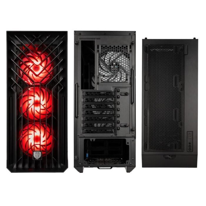 Кутия Kolink Unity Cascade ARGB Mid-Tower, Black - Image 4