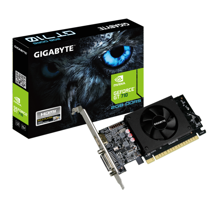 Видео карта Gigabyte GeForce GT 710 2GB GDDR5 - Image 1