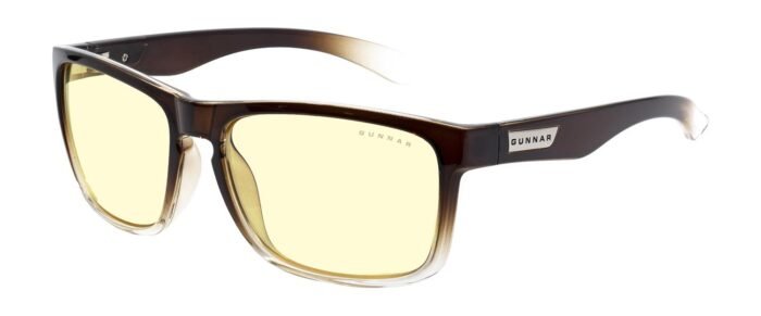 Компютърни  очила GUNNAR Intercept Latte Fade, Amber, Кафяв - Image 1