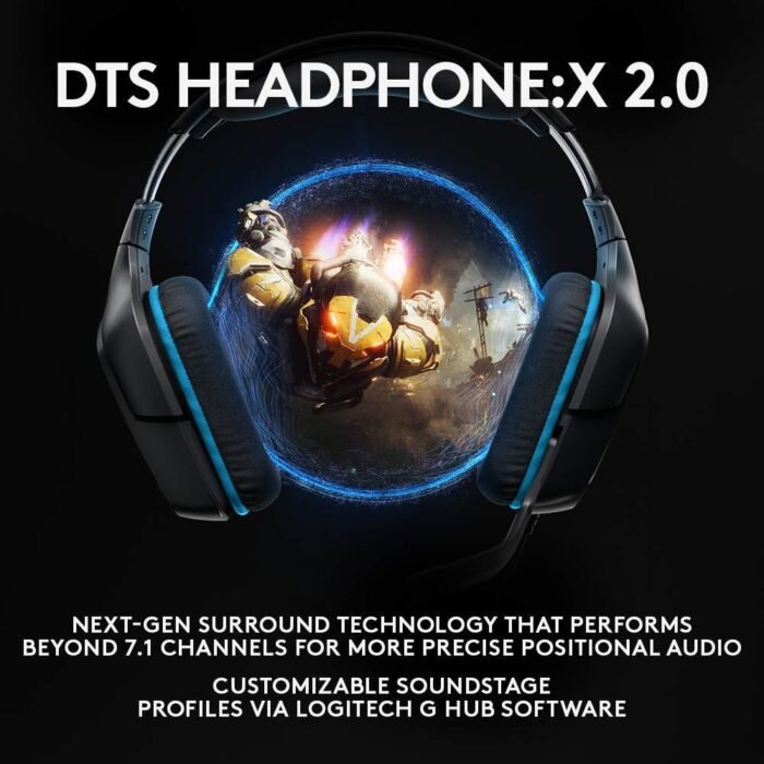 Геймърски слушалки Logitech G432, Микрофон, Черни - Image 3