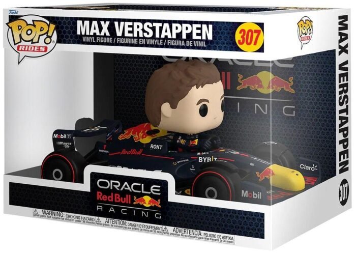 Фигурка Funko Pop! Rides Super Deluxe: Formula 1 Oracle Red Bull Racing - Max Verstappen #307 - Image 2